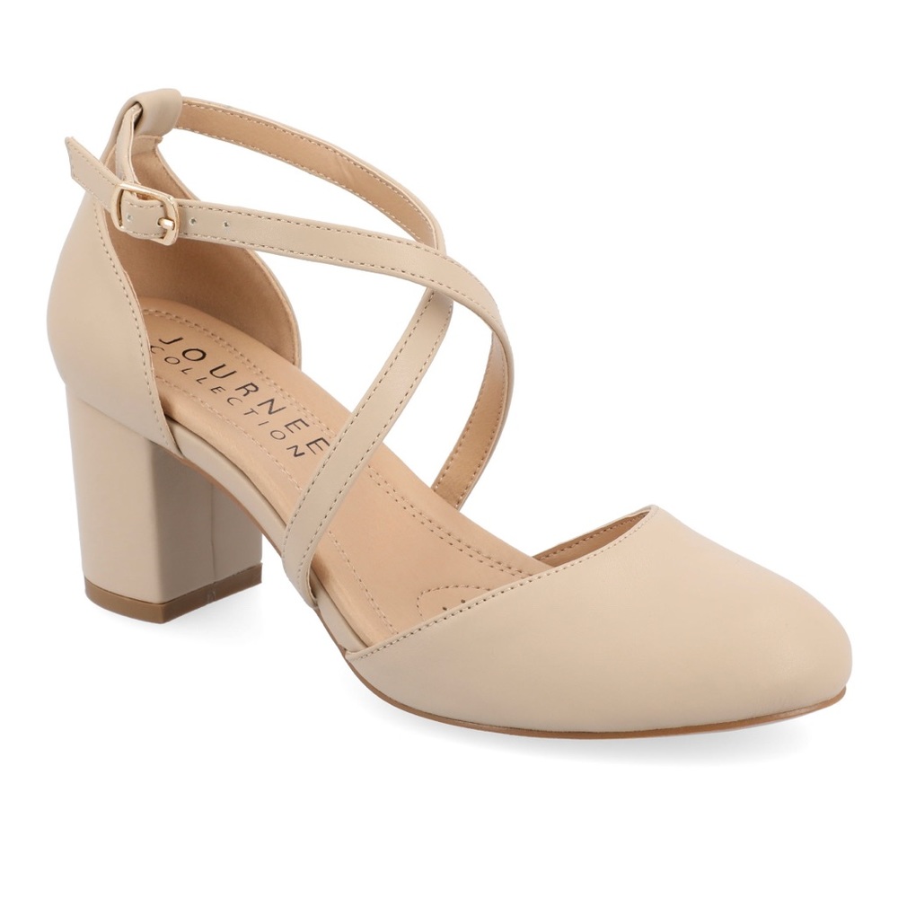 Journee Collection Womens Foster Tru Comfort Foam Almond Size 5.5